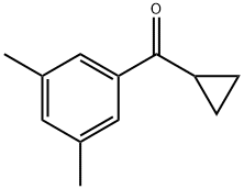 CYCLOPROPYL3,5-DIMETHYLPHENYL케톤 구조식 이미지