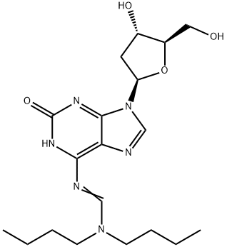 N6-(DIISOBUTYLAMINOMETHYLIDENE)-2'-DEOXYISOGUANOSINE 구조식 이미지
