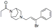 3-(3-Bromo-3-phenylallyl)-8-propionyl-3,8-diazabicyclo[3.2.1]octane Structure