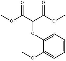 Dimethyl 2-(2-methoxyphenoxy)malonate Structure