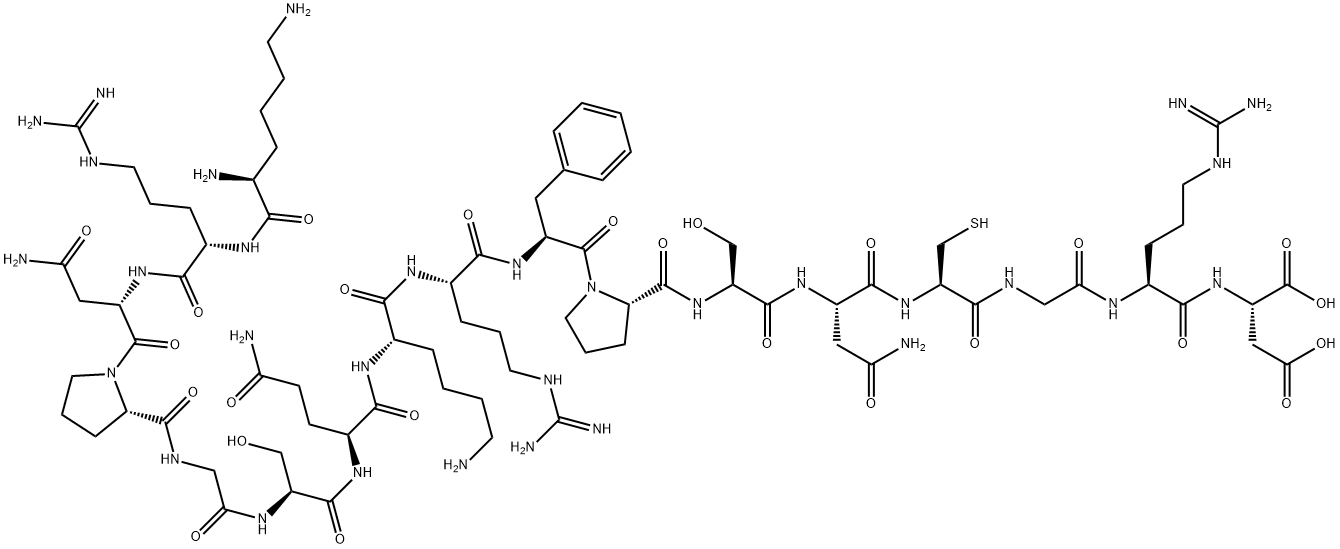 PHOSPHORYLASEKINASE베타-SUBUNIT단편(420-436) 구조식 이미지