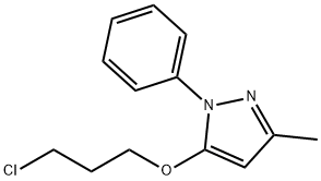 5-(3-Chloropropoxy)-3-methyl-1-phenyl-1H-pyrazole 구조식 이미지
