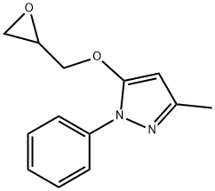 3-Methyl-5-(oxiranylmethoxy)-1-phenyl-1H-pyrazole Structure