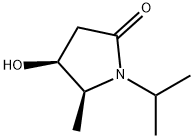 2-Pyrrolidinone,4-hydroxy-5-methyl-1-(1-methylethyl)-,(4S-cis)-(9CI) Structure