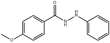 p-Methoxybenzoic acid 2-phenylhydrazide Structure