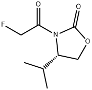 2-옥사졸리디논,3-(플루오로아세틸)-4-(1-메틸에틸)-,(S)-(9CI) 구조식 이미지
