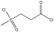 (클로로)[2-(클로로포르밀)에틸](메틸)포스핀옥사이드 구조식 이미지