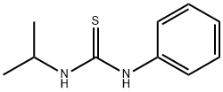 1-ISO-PROPYL-3-페닐-2-티오우레아 구조식 이미지