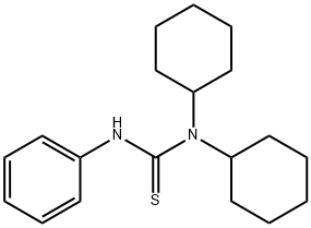 N,N-Dicyclohexyl-N'-phenylthiourea Structure