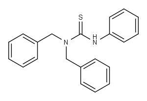 1,1-Dibenzyl-3-phenylisothiourea 구조식 이미지