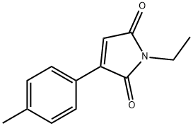 1-에틸-3-(4-메틸페닐)피롤-2,5-디온 구조식 이미지