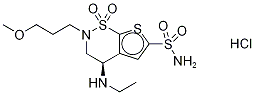 BRINZOLAMIDE HYDROCHLORIDE Structure