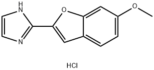 2-(6-Methoxy-2-benzofuranyl)-1H-imidazole monohydrochloride Structure