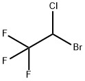 1,1,1-Trifluoro-2-bromo-2-chloroethane Structure