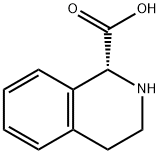 (R)-1,2,3,4-TETRAHYDRO-ISOQUINOLINE-1-CARBOXYLIC ACID 구조식 이미지