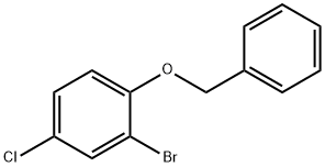 1-(BENZYLOXY)-2-BROMO-4-CHLOROBENZENE Structure