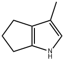 Cyclopenta[b]pyrrole, 1,4,5,6-tetrahydro-3-methyl- (9CI) Structure