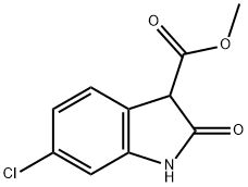 METHYL 6-CHLOROOXOINDOLINE-3-CARBOXYLATE
 Structure