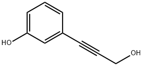 Phenol, 3-(3-hydroxy-1-propynyl)- (9CI) Structure