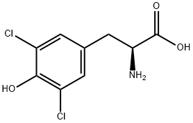 3,5-Dichloro-L-tyrosine 구조식 이미지
