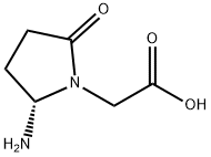 1-피롤리딘아세트산,2-아미노-5-옥소-,(S)-(9CI) 구조식 이미지