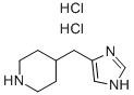 4-(1H-IMIDAZOL-4-YLMETHYL)PIPERIDINE 2HCL Structure