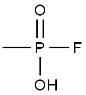 methylphosphonfluoridate Structure