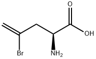 L-2-AMINO-4-BROMO-4-PENTENOIC ACID Structure