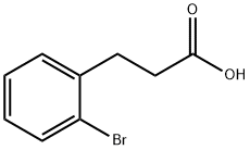 3-(2-Bromophenyl)propionic acid Structure