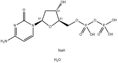 2'-Deoxycytidine-5'-diphosphate trisodium salt Structure
