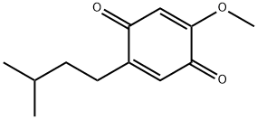 2-Isopentyl-5-methoxy-p-benzoquinone Structure