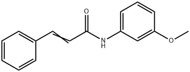 (E)-N-(3-METHOXY-PHENYL)-3-PHENYL-ACRYLAMIDE Structure