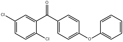 2,5-DICHLORO-4'-페녹시벤조페논 구조식 이미지