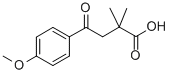 2,2-DIMETHYL-4-(4-METHOXYPHENYL)-4-OXOBUTYRIC ACID Structure