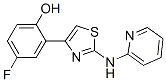 2-(2-아닐리노-4-티아졸릴)-4-플루오로페놀 구조식 이미지