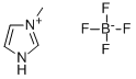 1-METHYLIMIDAZOLIUM TETRAFLUOROBORATE Structure