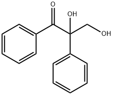 2,3-dihydroxy-2-phenylpropiophenone  Structure