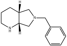 (4aR,7aR)-octahydro-6-(phenylmethyl)-1H-Pyrrolo[3,4-b]pyridine 구조식 이미지