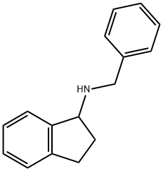 2,3-디하이드로-N-벤질-1H-인덴-1-아민 구조식 이미지