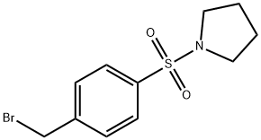 1-(4-BroMoMethyl-benzenesulfonyl)-pyrrolidine Structure