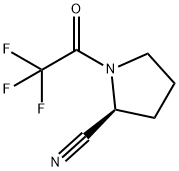 2-Pyrrolidinecarbonitrile, 1-(trifluoroacetyl)-, (S)- (9CI) Structure