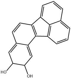 4,5-디히드로-4,5-디히드록시벤조(j)플루오란텐 구조식 이미지