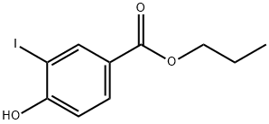 Propyl 4-hydroxy-3-iodobenzoate 구조식 이미지