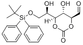 6-O-(TERT-BUTYLDIPHENYLSILYL)-D-GALACTAL CYCLIC CARBONATE Structure