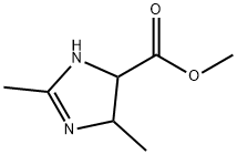 1H-Imidazole-4-carboxylicacid,4,5-dihydro-2,5-dimethyl-,methylester(9CI) 구조식 이미지