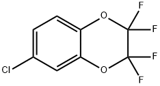 6-CHLORO-2,2,3,3-TETRAFLUORO-1,4-BENZODIOXENE Structure