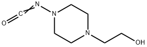 1-Piperazineethanol,4-isocyanato-(9CI) Structure