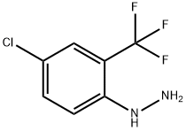 4-CHLORO-2-(TRIFLUOROMETHYL)PHENYLHYDRAZINE 구조식 이미지