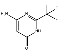 4(3H)-PYRIMIDINONE, 6-AMINO-2-(TRIFLUOROMETHYL)- Structure