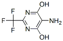 5-아미노-2-(트리플루오로메틸)피리미딘-4,6-디올 구조식 이미지